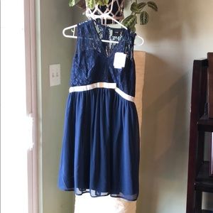 ASOS Bridesmaid Dress.  Navy maternity dress